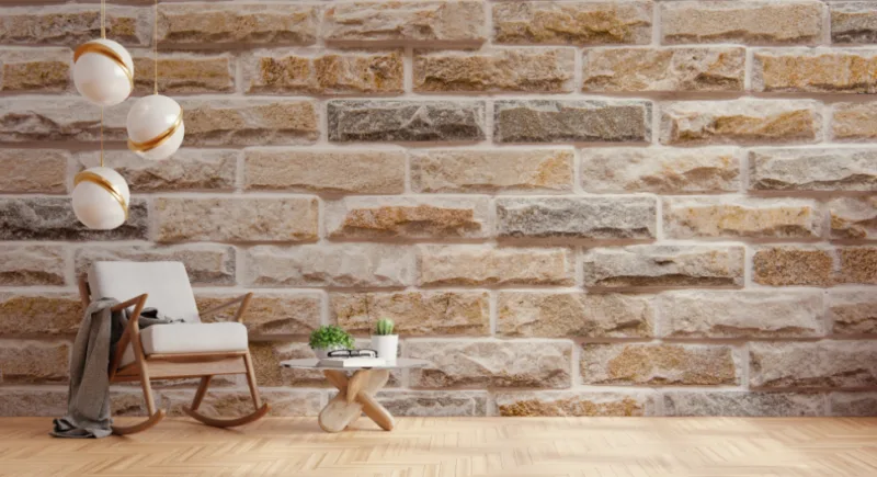 Natural Looking Office Brick Wallpaper