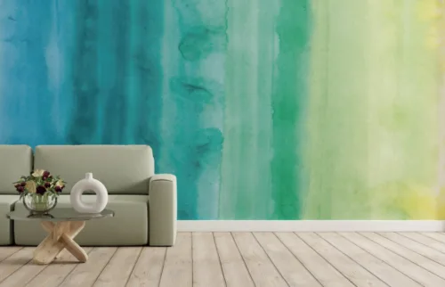 Ombre Flowing Colors Wall Mural Ombre Flowing Colors Wall Mural