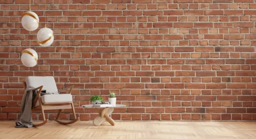 Red Brick Design Wall Mural Red Brick Design Wall Mural