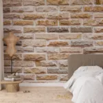 Rustic Brick Effect Bedroom Wallpaper Murals