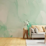 Top Green Marble Effect Wall Mural