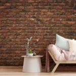 Unique Looking Brick Design Wallpaper for Wall