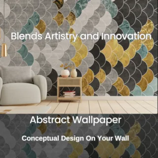 Abstract Wallpaper Wall Design