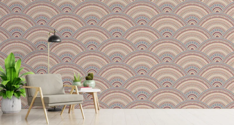 Boho Geometric Peel And Stick Wallpaper Mural Self Adhesive Decor