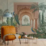Indian Cultural Portrays Court Scenes Removable Traditional Art Wall Accent Indian Cultural Portrays Court Scenes Removable Traditional Art Wall Accent