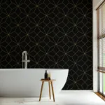 Sophisticated Gold Star Wall Pattern for Interiors Wall Decor