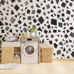 Stylish Seamless Terrazzo Surface Featuring Marble Stone Chips Wallpapers for Wall