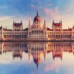 Urban Echoes Skyline City Wall Mural