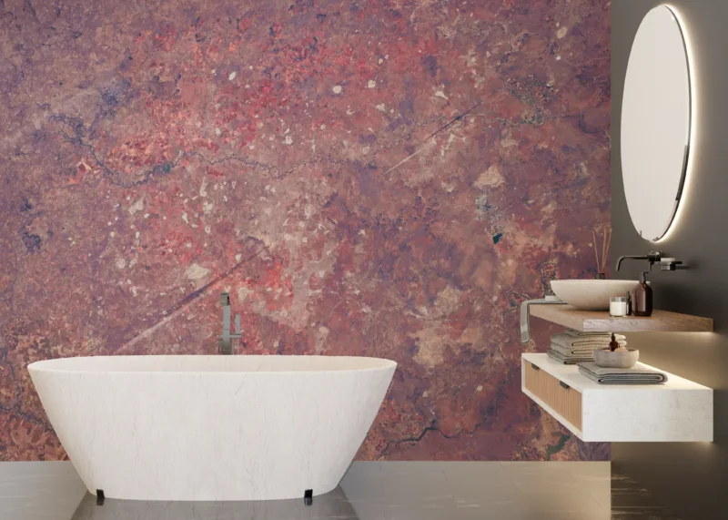 stressed Metal Texture Wallpaper with Rust and Paint Peeling stressed Metal Texture Wallpaper with Rust and Paint Peeling, Best for the Bathroom Wall and Industrial Wall