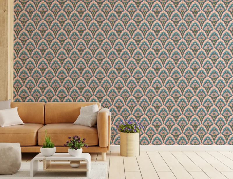 Classic Floral Damask Wallpaper Artistic Interior Choice For Phoenix Homes Special