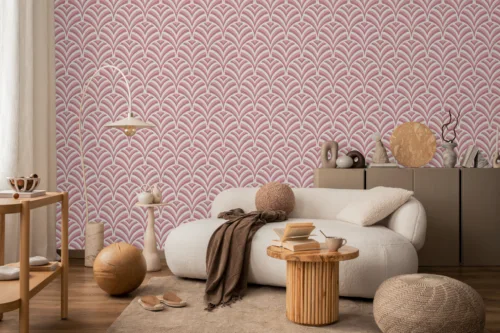 Decorative Blush Pink Geometric Wallpaper For USA Home Decor Decorative Blush Pink Geometric Wallpaper For USA Home Decor