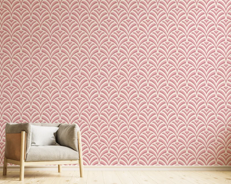 Elegant Removable Pink Wallpaper For Feminine Room Makeover