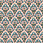 Heritage Inspired Teal Pink Wallpaper For Modern Hallways In Boston Homes Special