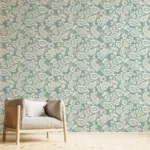 Botanical Flower Wall Covering Bedroom Accent Removable Washington DC Room Feature
