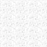 Face Line Black And White Minimalist Art Wall Design Self Adhesive Black and white minimalist line art face design – removable wall covering perfect for contemporary Los Angeles interiors