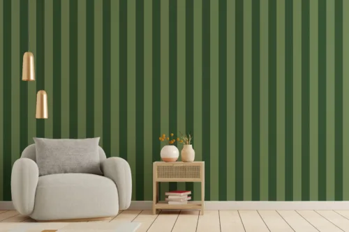 Green Striped Wallpaper Peel And Stick Wall Mural Vintage Home Decor Newyork Special Green Striped Wallpaper Peel And Stick Wall Mural Vintage Home Decor Newyork Special