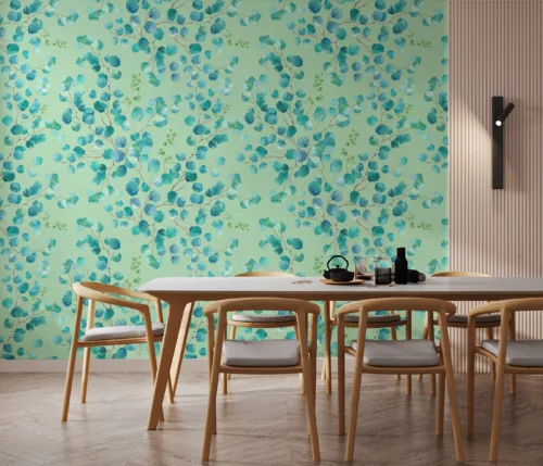 Minimalist Leaf Pattern Wallpaper Botanical Accent Mural Dallas Homes Choice Minimalist leaf pattern wallpaper with a refined botanical style, ideal for accent murals in Dallas homes and stylish interiors. Designed for versatility, this peel and stick removable wall covering suits bedrooms, living rooms, and rental spaces across the USA, UK, Europe, and Australia.