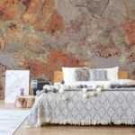 Rustic Metallic Peel Stick Wallpaper Vintage Accent Removable Terra Design Newyork Homes Special Rustic metallic peel and stick wallpaper with vintage accent, removable terra design for New York homes bringing unique industrial rustic vibes.