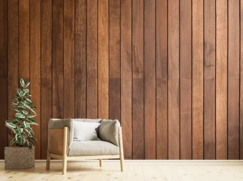Brown Wood Wall Mural Rustic Peel Stick Bedroom Livingroom Vinyl Texas Trend Rustic brown wood peel and stick wall mural, vinyl texture for bedroom or living room style, trending design loved in Texas homes.