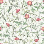 Classic Rose Floral Botanical Wallpaper With Watercolor Style Mural Perfect For Bedroom Wall Covering In Atlanta Homes Modern And Cozy Retreat Touch