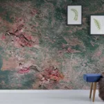 Abstract Grunge Wall Decor Metal Print Industrial Texture Vintage Chicago Loft Series Modern abstract grunge metal wall decor with vintage industrial texture, inspired by Chicago loft interiors for stylish homes and office wall design.