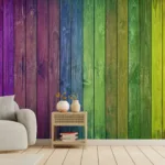 Handmade wood wall hanging art offering vibrant rustic appeal, perfect for Houston and Doha homes, enhancing living room aesthetics with timeless elegance.